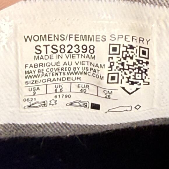 Sperry Women’s Crest Vibe Sneaker, Washable Grey STS82398‎ US 9 EU 40 Slip On - Picture 9 of 9